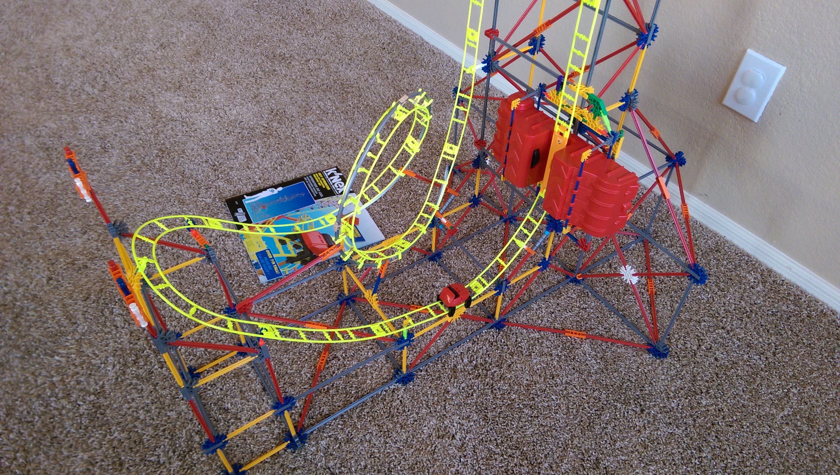 K'NEX Sky Sprinter Roller Coaster Build